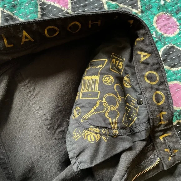 NWOT Kate Spade Broome Street Black Crop Mid Rise Straight Leg Jeans 31 - Picture 7 of 13